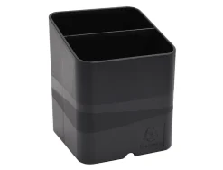 Pot a crayons exacompta pen-cube ecoblack 2 compartiments coloris noir