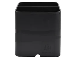Pot a crayons exacompta pen-cube ecoblack 2 compartiments coloris noir