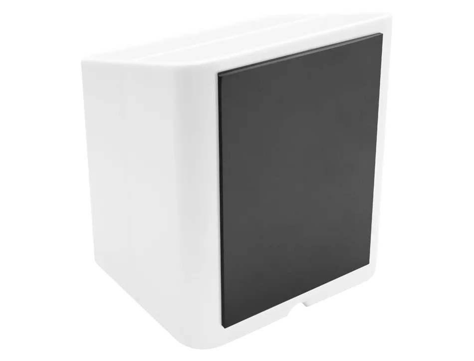 Pot a crayons exacompta pen-cube magnetique 2 compartiments coloris blanc