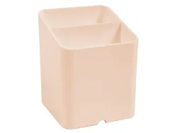 Pot a crayons exacompta pen-cube aquarel 2 compartiments coloris corail