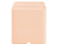 Pot a crayons exacompta pen-cube aquarel 2 compartiments coloris corail