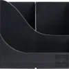 Pot a crayons exacompta pen-wave neo deco 5 compartiments coloris noir