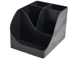 Pot a crayons exacompta pen-wave neo deco 5 compartiments coloris noir