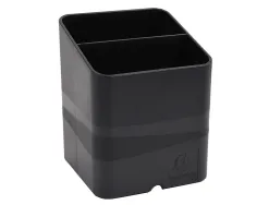 Pot a crayons exacompta pen-cube magnetique 2 compartiments coloris noir