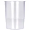Pot a crayons q-connect plastique diametre 75mm hauteur 100mm coloris transparent