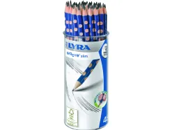 Pot de crayon graphite groove slim hb lyra forme triangulaire gauchers et droitiers diametre 7mm 48