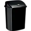Poubelle cep plastique couvercle basculant 50l coloris noir 405x310x685mm