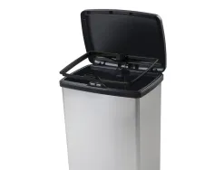 Poubelle cep tri elite double utilisation 1 ou 2 sac ouverture pedale capacite 50l coloris gris