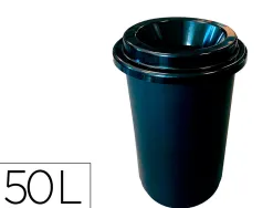 Poubelle donuts coldis 50l avec couvercle grande ouverture sans contact