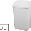 Poubelle plastique à couvercle basculant 50l