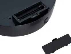 Poubelle q-connect metallique ouverture automatique capacite 10l