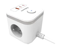 Power cube fellowes multiprises coloris blanc
