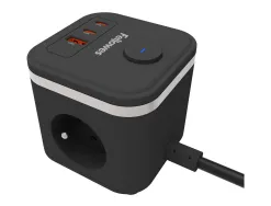 Power cube fellowes multiprises coloris noir