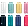 Presentoir antartik bouteille isotherme acier inoxydable sans bpa 500ml coloris assortis 8 unites
