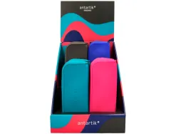 Presentoir antartik fourre-tout modeles prisma coloris fonces 185x50x75mm 8 unites