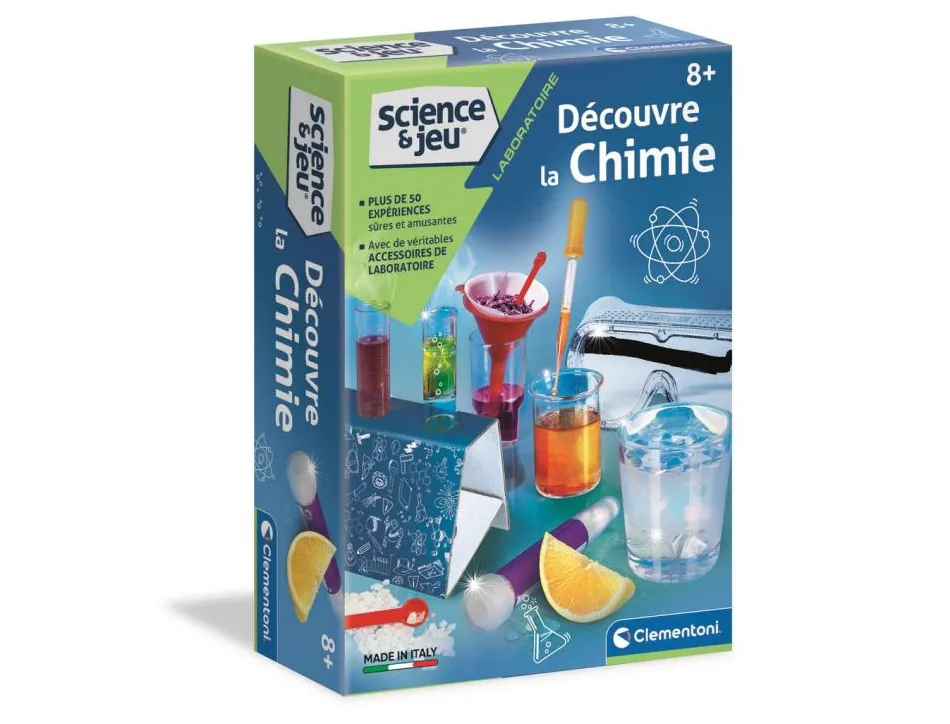 Presentoir clementoni coffret science et jeu assortis 18 unites