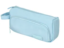 Presentoir de 5 trousses liderpapel minibag 2 fermetures eclair avec poche interieure 290x310x230mm