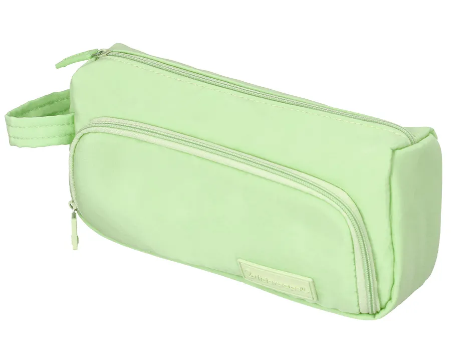 Presentoir de 5 trousses liderpapel minibag 2 fermetures eclair avec poche interieure 290x310x230mm
