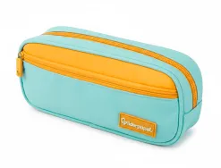 Presentoir de 6 trousses liderpapel duo 2 fermetures eclair avec poche a l'avant dim 300x230x385mm