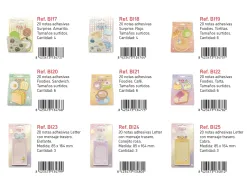 Presentoir de comptoir imaginovo bloc notes adhesifs pvc 160 unites assorties 310x270x420 mm