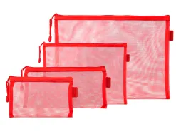 Presentoir liderpapel pochette zip multiusage tailles et coloris assortis 40 unites