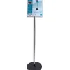 Presentoir pied exacompta aluminium vertical a4 coloris noir