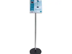 Presentoir pied exacompta aluminium vertical a4 coloris noir