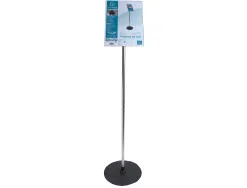 Presentoir pied exacompta aluminium vertical a4 coloris noir