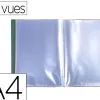 Protege documents exacompta a4 couverture polypro souple mate 40 vues grainees anti reflet coloris vert