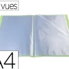 Protege documents exacompta a4 couverture polypro souple mate 80 vues grainees anti reflet coloris vert