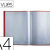Protege documents exacompta a4 couverture polypro souple mate 80 vues grainees anti reflet coloris rouge