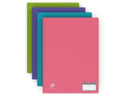 Protege documents memphis oxford couverture en polypropylene opaque 100 vues coloris assortis