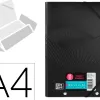 Protege documents oxford osmose a4 plie polypropylene noir 10 pochettes 20 vues