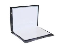 Protege documents oxford osmose a4 plie polypropylene noir 10 pochettes 20 vues