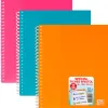 Protege documents spiral school life a5 40 pochettes polypropylene assorti