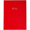 Protege-cahier clairefontaine 24x32cm plastique 22/100e opaque coloris rouge
