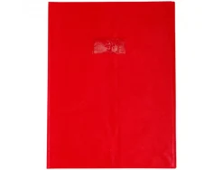 Protege-cahier clairefontaine 24x32cm plastique 22/100e opaque coloris rouge