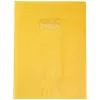 Protege-cahier clairefontaine 24x32cm plastique 22/100e opaque coloris jaune