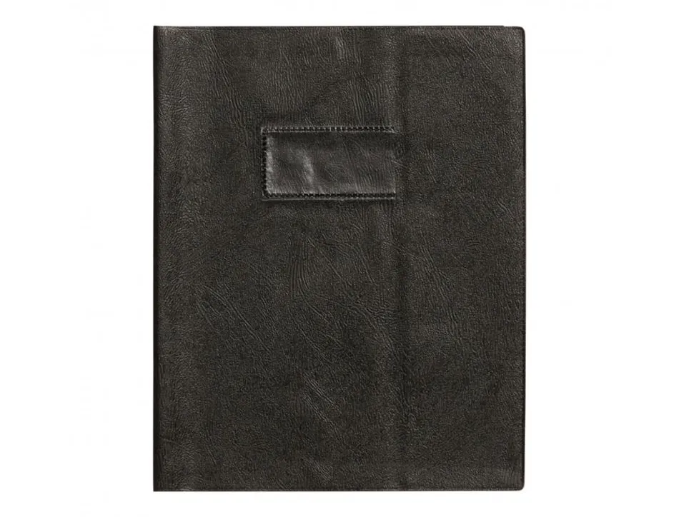 Protege-cahier clairefontaine 17x22cm plastique 22/100e opaque coloris noir