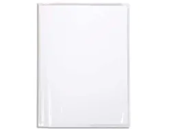 Protege-cahier clairefontaine 21x29,7cm plastique 22/100e cristal incolore
