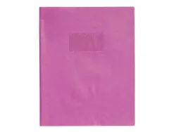 Protege-cahier clairefontaine 17x22cm plastique 22/100e opaque coloris violet