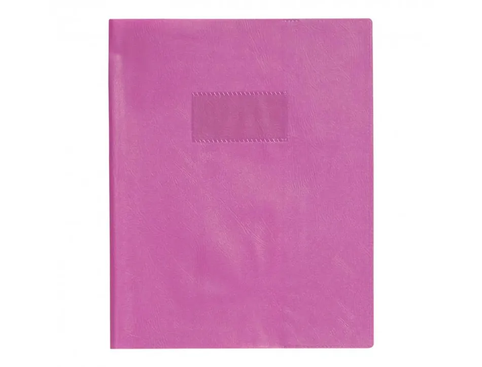 Protege-cahier clairefontaine 17x22cm plastique 22/100e opaque coloris violet