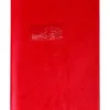 Protege-cahier clairefontaine 17x22cm plastique 22/100e opaque coloris rouge