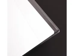 Protege-cahier clairefontaine 24x32cm plastique 22/100e cristal incolore