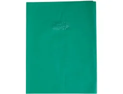 Protege-cahier clairefontaine 24x32cm plastique 22/100e opaque coloris vert