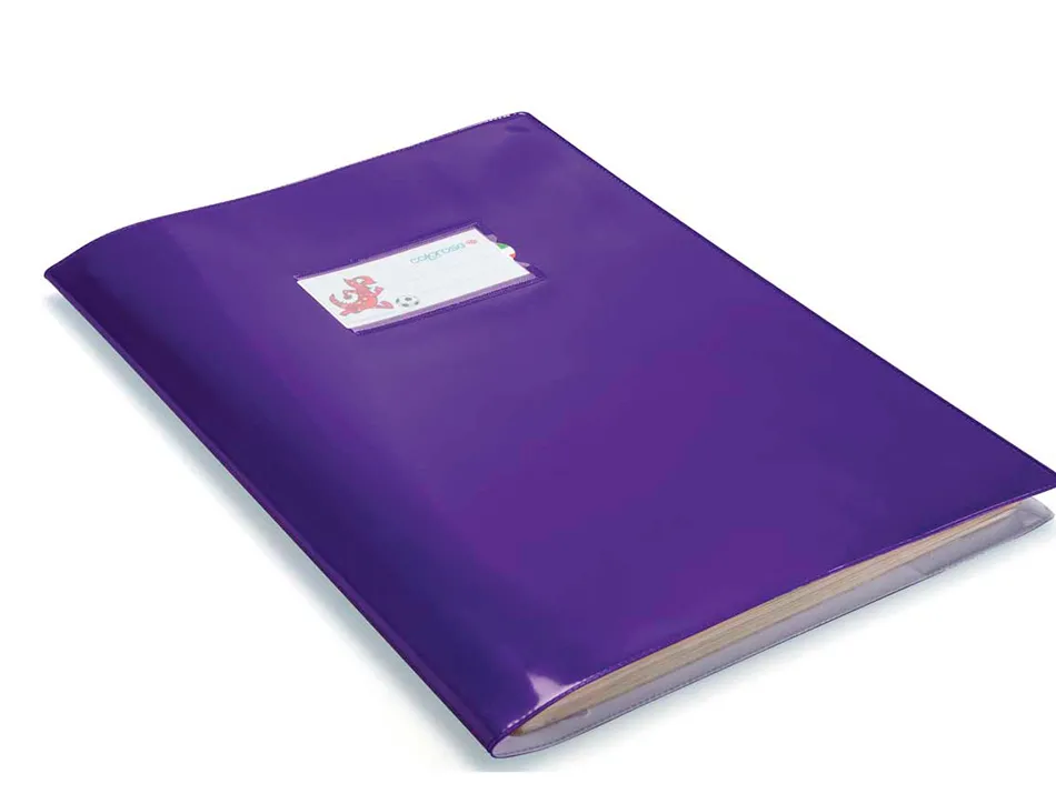 Protege-cahier colorosa pvc 300mic cm. 21x30 violet
