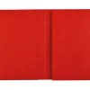 Protege-cahier exacompta carte lustree 265gr 24x32cm coloris rouge