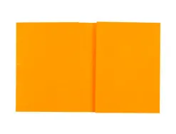 Protege-cahier exacompta carte lustree 225gr 17x22cm coloris jaune lot 10 unites