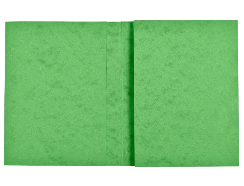 Protege-cahier exacompta carte lustree 265gr 24x32cm coloris vert
