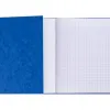 Protege-cahier exacompta carte lustree 225gr 17x22cm coloris bleu lot 10 unites